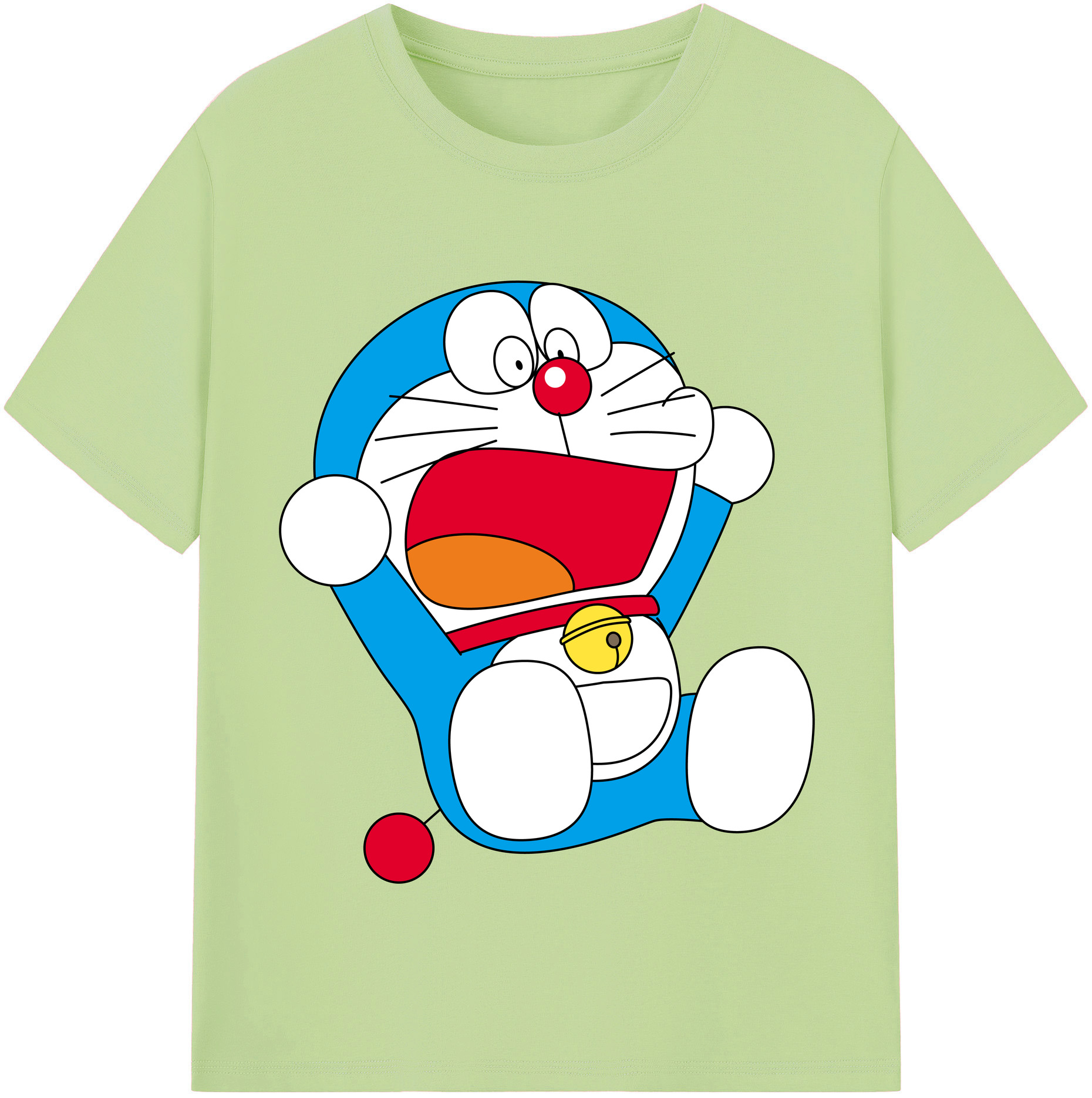 （画像用） ドラえもん Doraemon 綿100％半袖Tシャツ（フロントプリント）